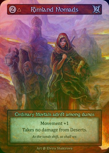 【FOIL】[Fire] Rimland Nomads [beta-Ordinary]